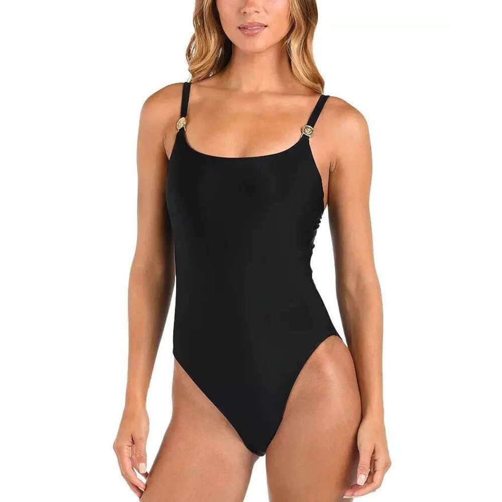 New L'agence L112172 Black Remi Solid Basic Linge… - image 1